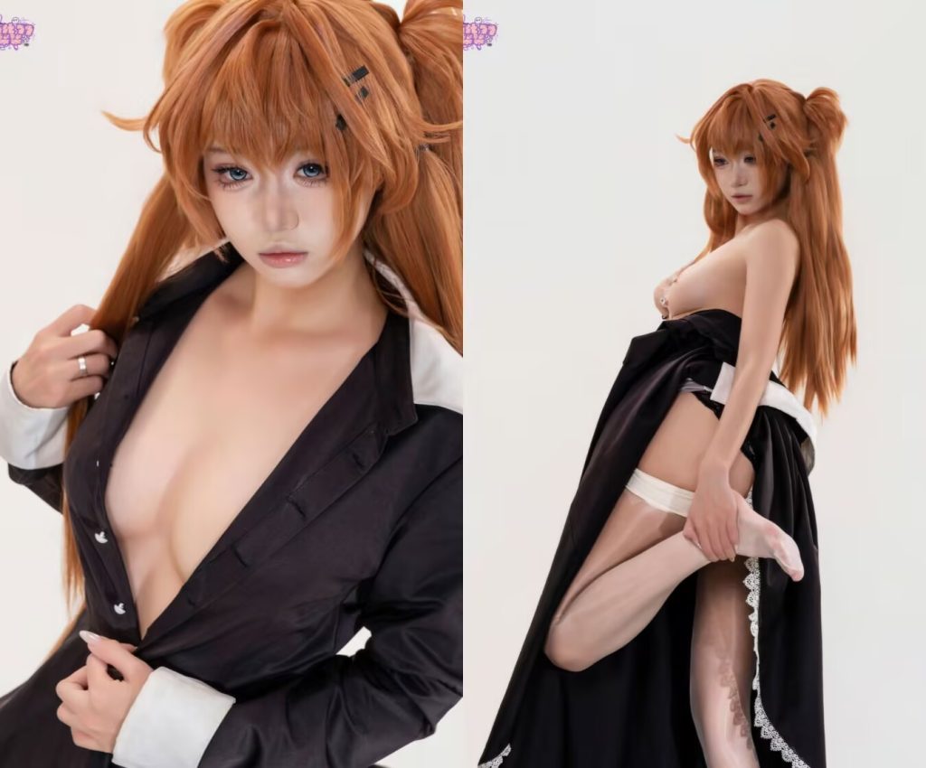 图片[1]-柒柒要乖哦-EVA 明日香女仆 [68P-1.52GB]-桃雾阁
