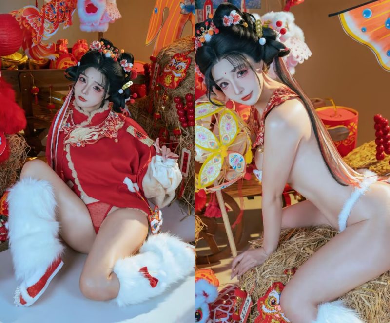 yuuhui玉汇-2026新春特辑 醒狮少女 [131P2V-2.11GB]-桃雾阁